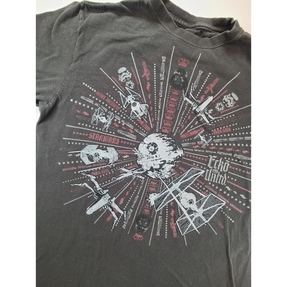 Ecko Unlimited Other - Ecko Unltd Star Wars Death Star T Shirt Mens Large Gray Cotton‎ Graphic Tee
